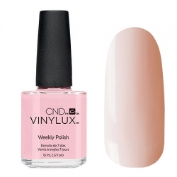 CND Vinylux №203 Winter Glow - Лак для ногтей 15 мл нежный бежево-розовый глянцевый оттенок.
