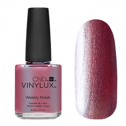 CND Vinylux №227 Patina Buckle - Лак для ногтей 15 мл розовый с хамелеонновым перламутром.