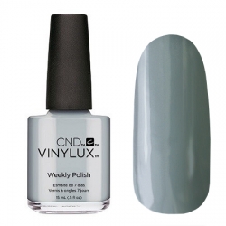 CND Vinylux №258 Mystic Slate - Лак для ногтей 15 мл серый оттенок, цвет мокрого асфальта, глянцевый, плотный.