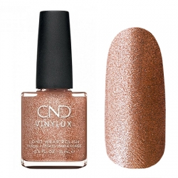 CND Vinylux №300 Chandelier - Лак для ногтей 15 мл теплый бронзовый оттенок с блестками, плотный.