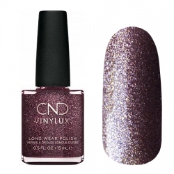 CND Vinylux №301 Grace - Лак для ногтей 15 мл медно-пурпурный оттенок с блестками, плотный.