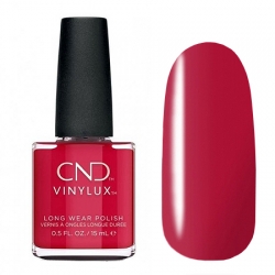 CND Vinylux №324 First Love - Лак для ногтей 15 мл рубиново-красный эмалевый, плотный.