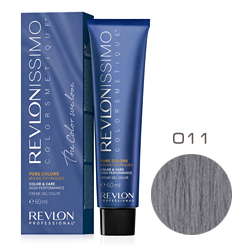Revlon Professional Revlonissimo Colorsmetique Pure Colors - Крем-гель для перманентного окраш. волос 011 Серый 60 мл