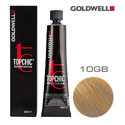 Goldwell Topchic 10GB - Стойкая краска для волос - Пастельный блондин золотисто-бежевый 60 мл.