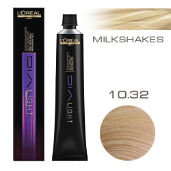 L'Oreal Professionnel Dialight - Краска для волос Диалайт 10.32 Молочный коктейль золотая жемчужина 50 мл