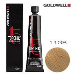 Goldwell Topchic 11GB - Стойкая краска для волос - Светлый золотисто-бежевый блондин 60 мл.