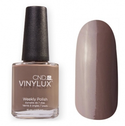 CND Vinylux №144 Rubble - Лак для ногтей 15 мл серо-коричневый, эмаль.