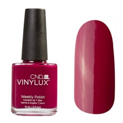 CND Vinylux №153 Tinted Love - Лак для ногтей 15 мл насыщенный розово-бардово-вишневый, эмаль. 