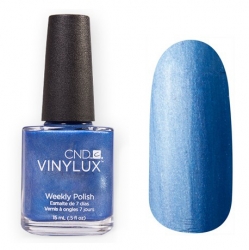 CND Vinylux №157 Water Park - Лак для ногтей 15 мл сине-голубой, перламутровый.
