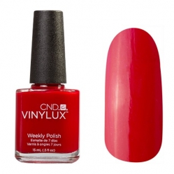 CND Vinylux №158 Wildfire - Лак для ногтей 15 мл классический красный, эмаль 