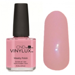 CND Vinylux №182 Blush Teddy - Лак для ногтей 15 мл пастельный розовый с перламутром.