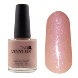 CND Vinylux №187  Fragrant Freesia - Лак для ногтей 15 бежевая основа, розовый перламутр. мл