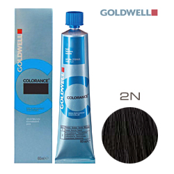 Goldwell Colorance 2N - Тонирующая крем-краска Черный натуральный 60 мл