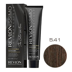 Revlon Professional Revlonissimo Colorsmetique High CoverАge - Крем-краска для волос 5.41 Насыщенный светлый ореховый 60 мл 