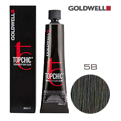 Goldwell Topchic 5B - Стойкая краска для волос - Светлый коричневый бежевый 60 мл.