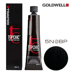 Goldwell Topchic 5N@BP - Стойкая краска для волос Cветло-коричневый с перламутровым сиянием  60 мл