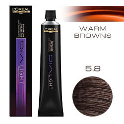 L'Oreal Professionnel Dialight - Краска для волос Диалайт 5.8 Светлый шатен мокко 50 мл
