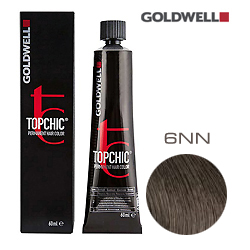 Goldwell Topchic 6NN - Стойкая краска для волос - Темно-русый экстра 60 мл.