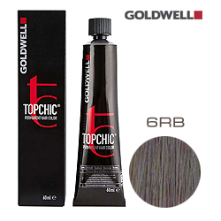 Goldwell Topchic 6RB - Стойкая краска для волос - Красный бук темный русый 60 мл.