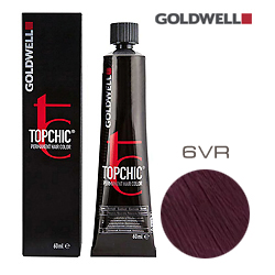 Goldwell Topchic 6VR - Стойкая краска для волос - Винный гранат 60 мл.
