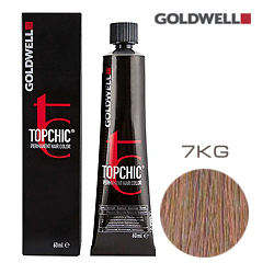 Goldwell Topchic 7KG - Стойкая краска для волос - Медный золотистый блондин 60 мл.