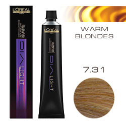 L'Oreal Professionnel Dialight - Краска для волос Диалайт 7.31 Блондин золотисто-пепельный 50 мл
