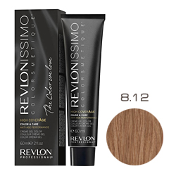 Revlon Professional Revlonissimo Colorsmetique High CoverАge - Крем-краска для волос 8.12 Снежный светлый блондин 60 мл 