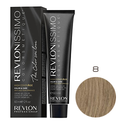 Revlon Professional Revlonissimo Colorsmetique High CoverАge - Крем-краска для волос 8 Светло русый 60 мл 
