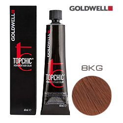 Goldwell Topchic 8KG - Стойкая краска для волос - Медно-золотистый блондин 60 мл.