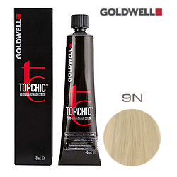 Goldwell Topchic 9N - Стойкая краска для волос - Очень светло-русый 60 мл.