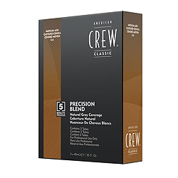 American Crew Precision Blend - Краска для седых волос пепельный оттенок 5/6 3*40 мл