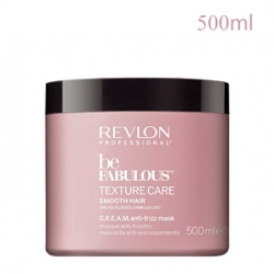 Revlon Professional Be Fabulous Texture Care Smooth Hair C.R.E.A.M. Anti Frizz Mask - Дисциплинирующая маска для гладкости волос 500 мл