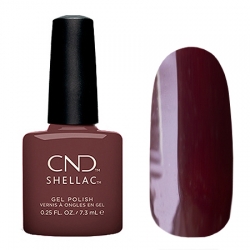 CND Shellac Arrowhead - Гель-лак для ногтей 7,3 мл темно-коричневый оттенок, эмалевый, плотный