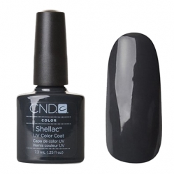 CND Shellac Гель-лак для ногтей Asphalt 7,3 мл мокрый асфальт.