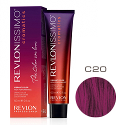 Revlon Professional Revlonissimo Cromatics Creme Color - Крем-краска для волос C 20 Пурпурно-баклажанный 60 мл