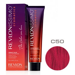 Revlon Professional Revlonissimo Cromatics Creme Color - Крем-краска для волос C 50 Пурпурно-красный  60 мл