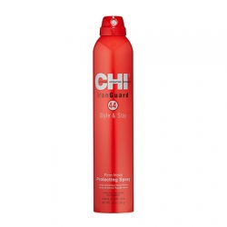 CHI 44 Iron Guard Style & Stay Protecting Spray Firm Hold - Термозащитный спрей для волос сильной фиксации 284 гр 