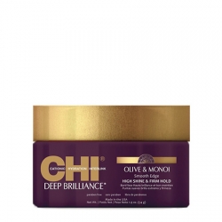 CHI Deep Brilliance Olive&Monoi Smooth Edge - Крем для придания волосам блеска и гладкой эластичной фиксации 54 г 