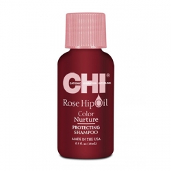 CHI Rose Hip Oil Shampoo - Шампунь с маслом шиповника для окрашенных волос 15 мл 