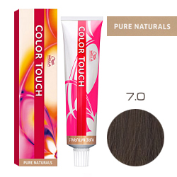 Wella Color Touch Pure Naturals - Оттеночная краска для волос 7/0 Блонд 60 мл