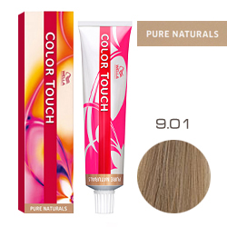 Wella Color Touch Pure Naturals - Оттеночная краска для волос 9/01 Очень светлый блондин песочный 60 мл