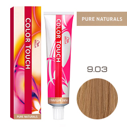 Wella Color Touch Pure Naturals - Оттеночная краска для волос 9/03 Лен 60 мл