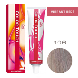 Wella Color Touch Vibrant Reds - Оттеночная краска для волос 10/6 Розовая карамель 60 мл