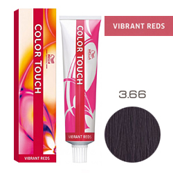 Wella Color Touch Vibrant Reds - Оттеночная краска для волос 3/66 Аметистовая ночь 60 мл