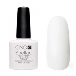 CND Shellac Гель-лак для ногтей Cream Puff 7,3 мл ярко-белая эмаль