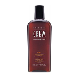 American Crew Classic 3-in-1 Shampoo, Conditioner and Body Wash - Средство 3 в 1 Шампунь, Кондиционер и Гель для душа 250 мл