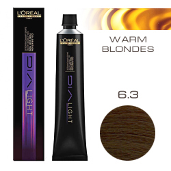 L'Oreal Professionnel Dialight - Краска для волос Диалайт 6.3 Темный блондин золотистый 50 мл