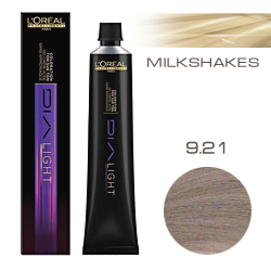 L'Oreal Professionnel Dialight - Краска для волос Диалайт 9.21 Молочный коктейль холодный перламутровый 50 мл
