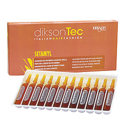 Dikson Setamyl - Смягчающее ампульное средство при любой химической обработке волос 12 ампул по 12 мл