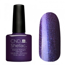 CND Shellac Eternal Midnight - Гель-лак для ногтей 7,3 мл фиолетово-сливовый оттенок